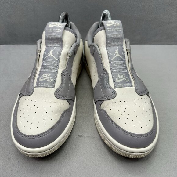 Womens Size 7.5 Nike Air Jordan 1 Retro Low Slip Atmosphere Grey / Ivory Shoes - Picture 2 of 8